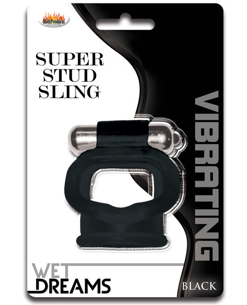 Wet Dreams Super Stud Sling Black