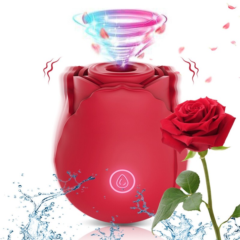 10 Speed Rose Vibrator sucking Discreet Personal Massage Massager for Women Sex
