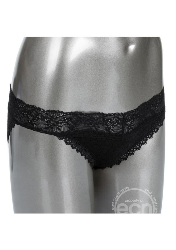 Cal Exotics Remote Control Lace Panty Set Black S/M - Vibrating Panty + Vibe gallery