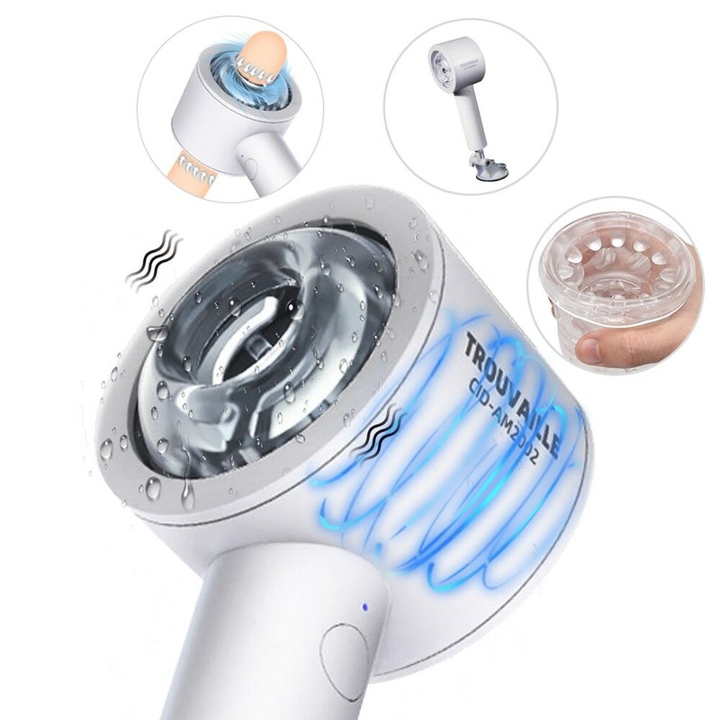 Male Masturbater Automatic Telescopic Cup MEN Oral SEX Toy Masterbator Handsfree gallery