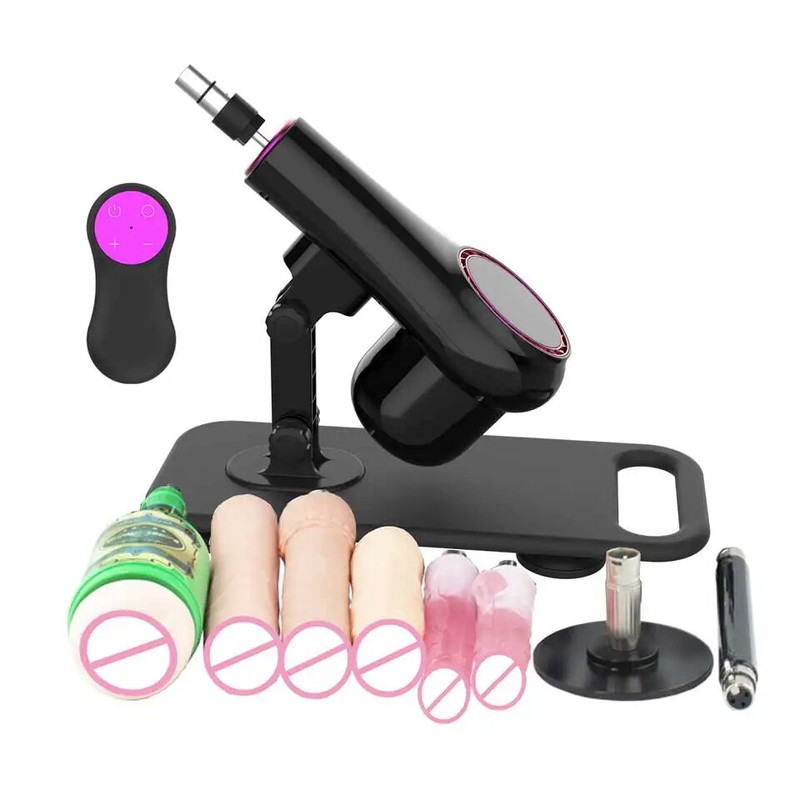 New Designed Remote Control Sex Machine with Dildo Attachments Automatic Love