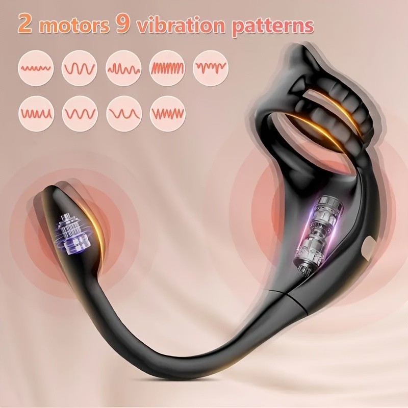 Bullet Vibrator Cock Ring Anal Butt Plug Male Prostate Massager Taint Stimulator gallery
