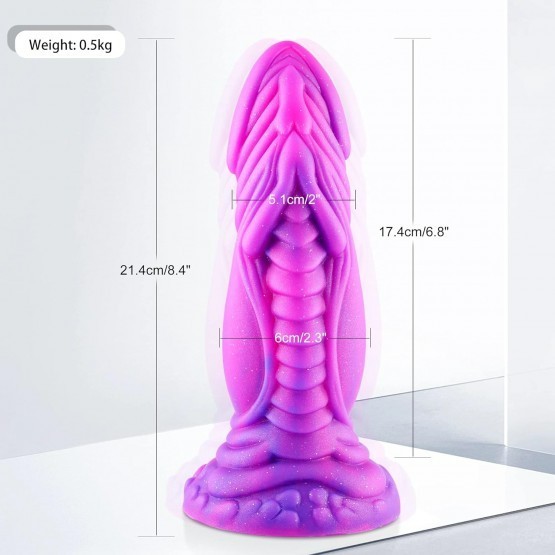 Wildolo APP-Controlled Silicone Dildo, Realistic Premium Vibrator Dildo gallery