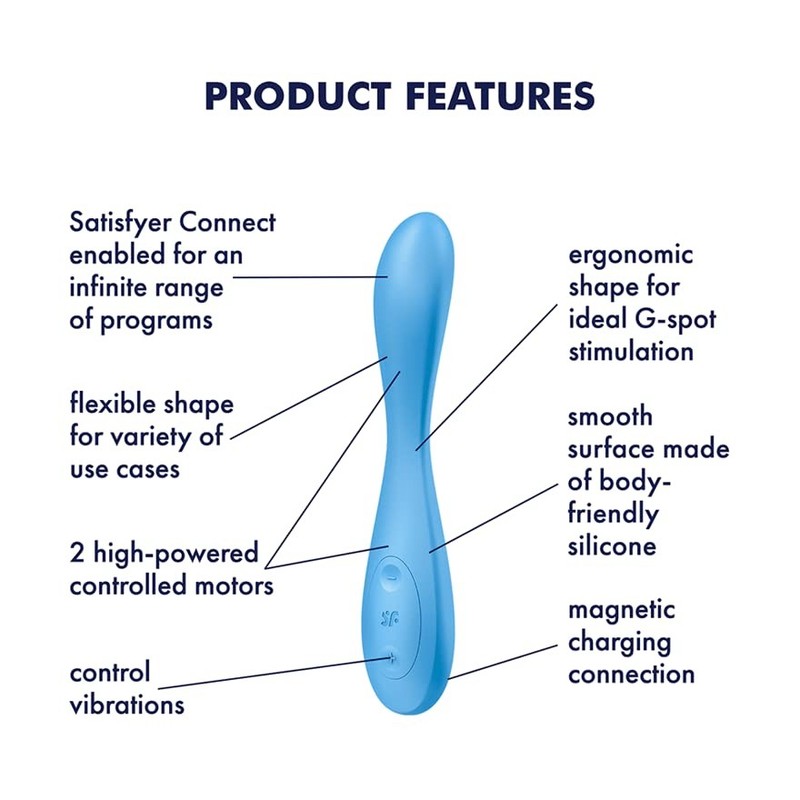 Satisfyer G-Spot Flex 4 Connect App Vibrator Sex Toy | Adult Toys for Women |... gallery