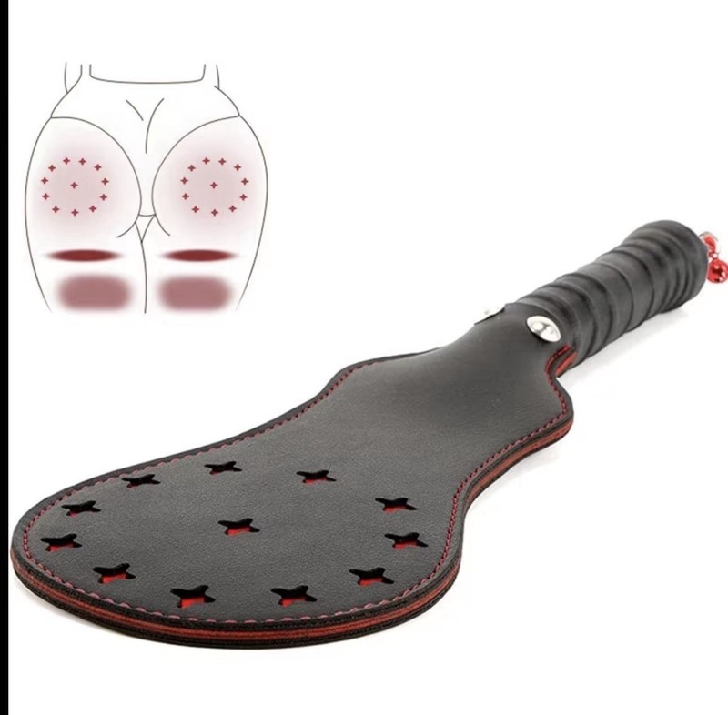 Strict Deluxe Rounded Paddle With Holes BDSM Kinky Spanking Bondage Sex Toy
