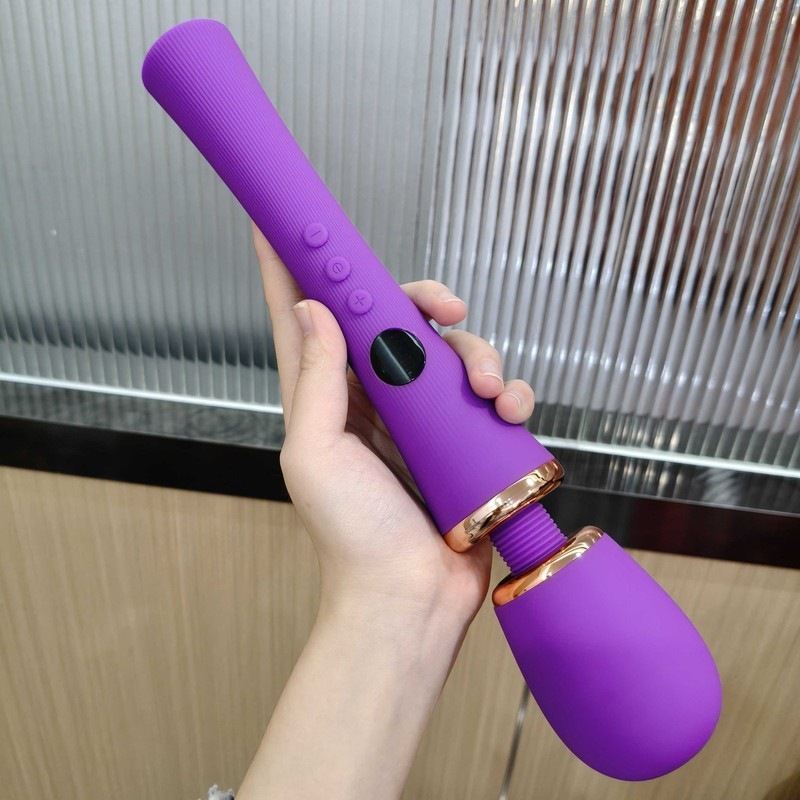Rechargeable Orgasm Vibrator Massager Wand Original Vibrating LCD Dildo Sex Toys