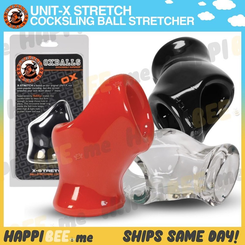 Oxballs UNIT-X STRETCH Cock Sling + Ball Stretcher🍯Cock Ring Tug Penis Sleeve