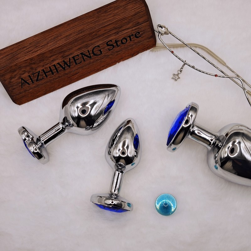 AIZHIWENG 3 PCS Anal Training Set , Sex Toy for Women (Blue)- US gallery