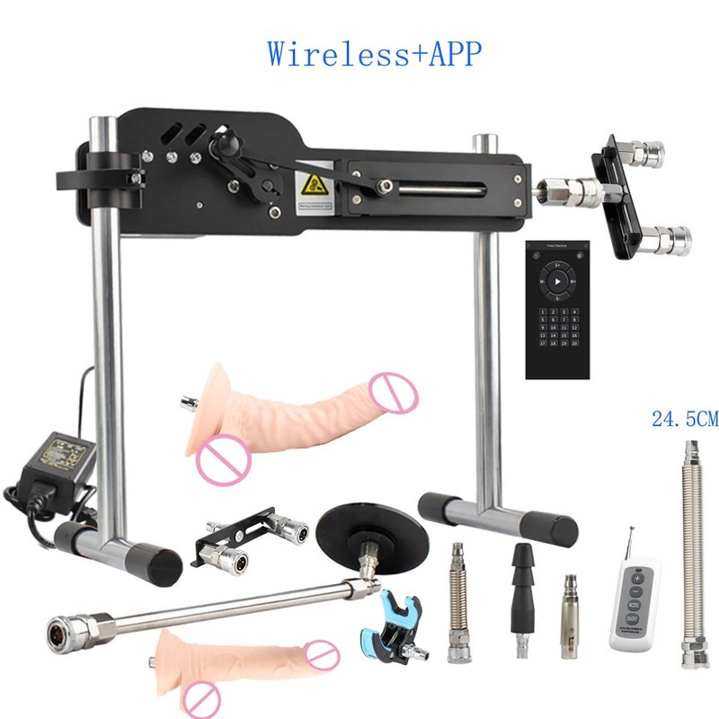 Wireless APP Sex Machine Masturbation Love Retractable Machine Vibrator Sex Toys