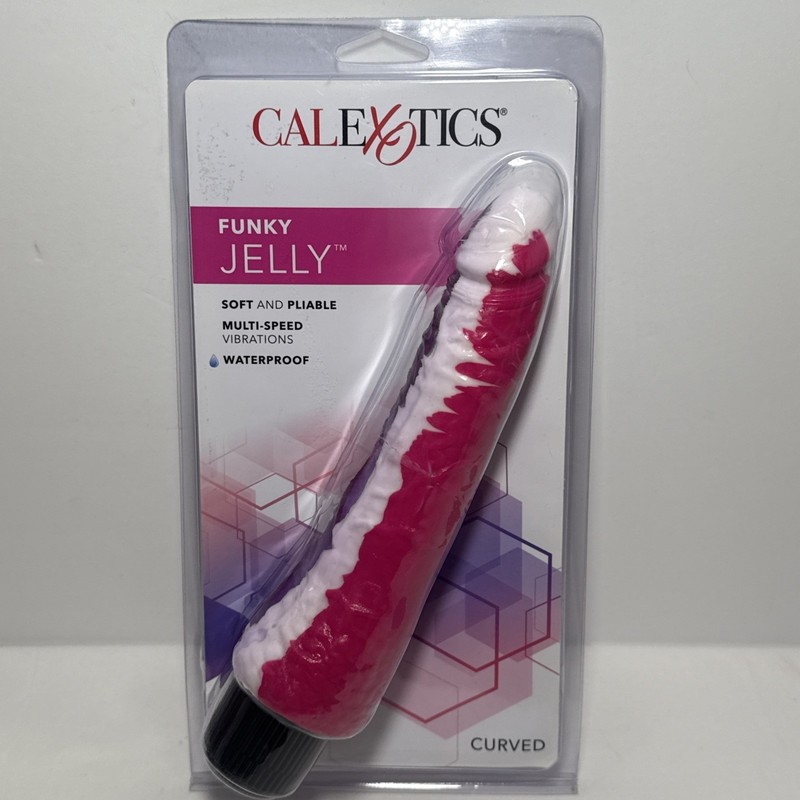 Calexotics Funky Jelly Curved Dildo