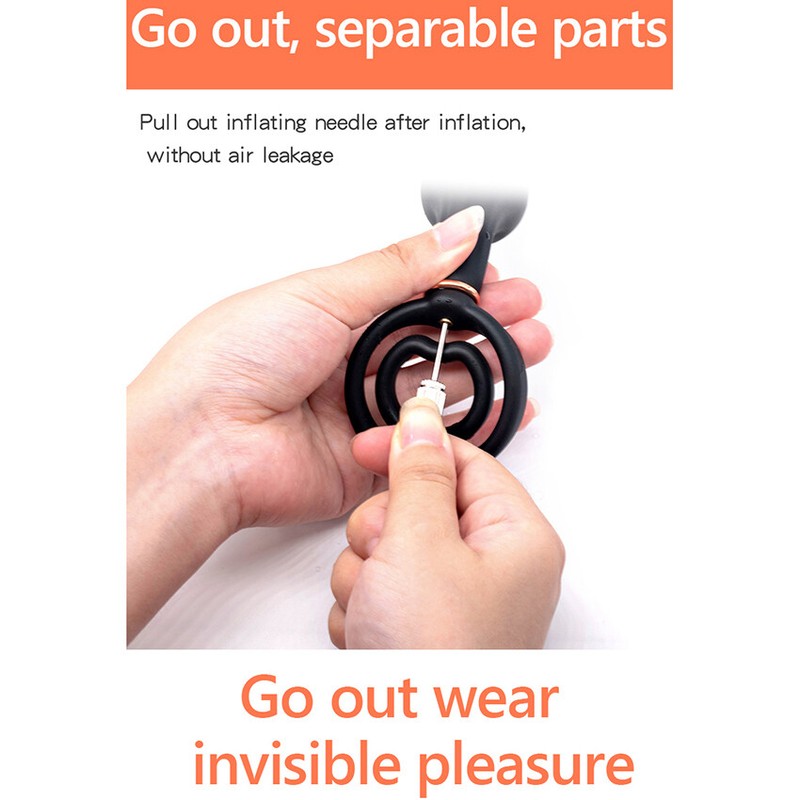 Male-Extra-Huge-Inflatable-Prostate-Anal-Sex-Butt-Plug-Dildo-Bead-Men-Women-Toys gallery