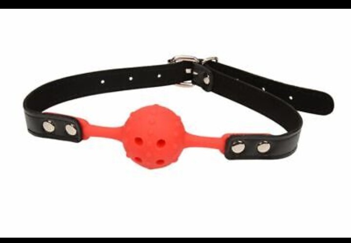 NEW Sexy Fun Adult Toys Mouth Ball Gag Anal Plug Nipple Clamp Red Set Of 3 gallery