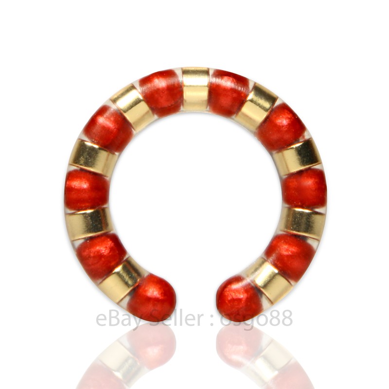 New Power Ring 2red, Magnet Silicone Penis Cock Ring, Impotence, Erection Aid