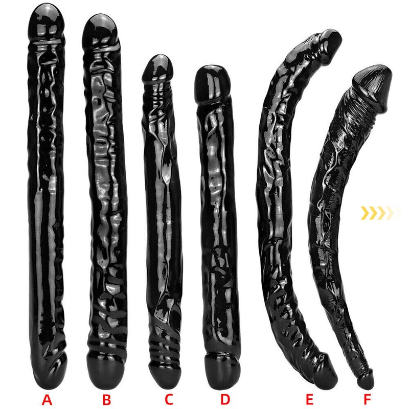 Silicone Double Dildo-Dual Sided Ended Headed Penetration Dong Sex Toys for Les