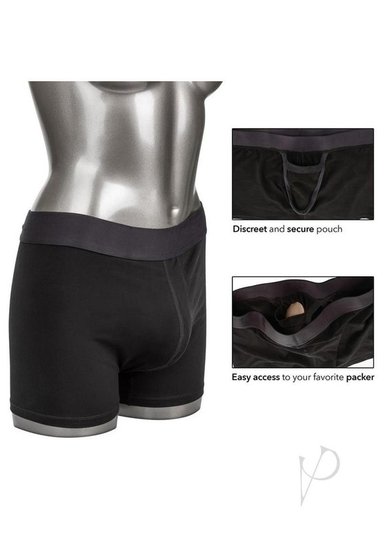 Packer Gear Boxer Brief with Packing Pouch - XS/S - Black gallery