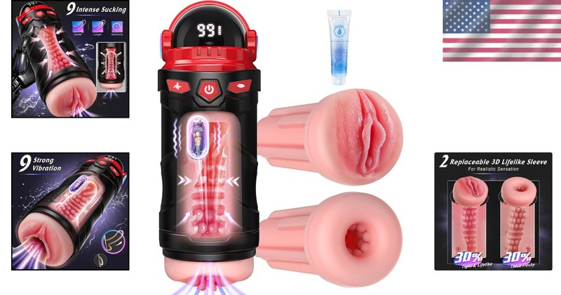 Discreet Male Masturbator with Lifelike Inner Sleeve for Immersive Experience gallery