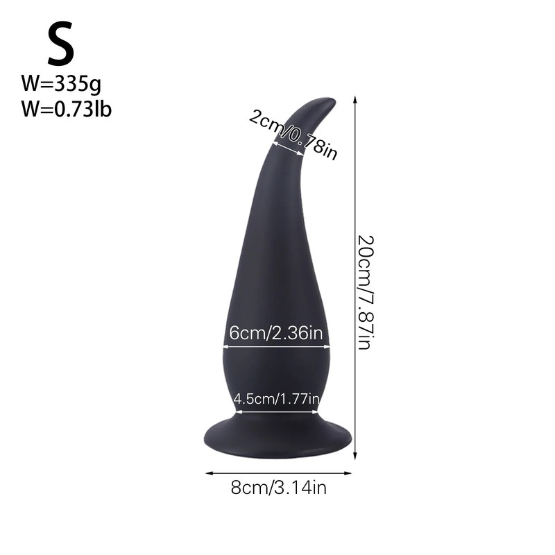 Silicone Anal Plug Dildo Deep Butt plug Adult Toys No Vibrator Dilator Anal Toy