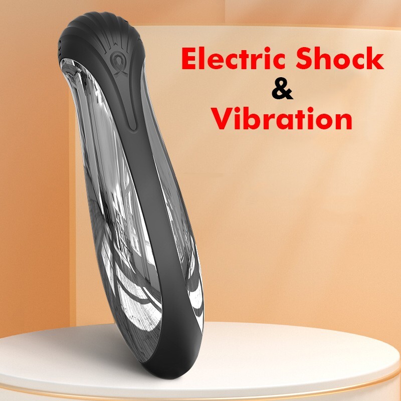 Electric E-Stim Shock Vibrating Bullet Vibrator Prostate Anal Butt Plug Sex Toys
