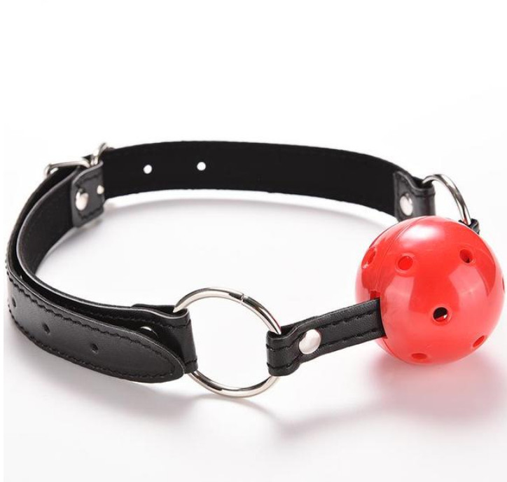 Mouth Ball Gag Red Ball With Black Strap Stag Couples Role Play Fun Kinky