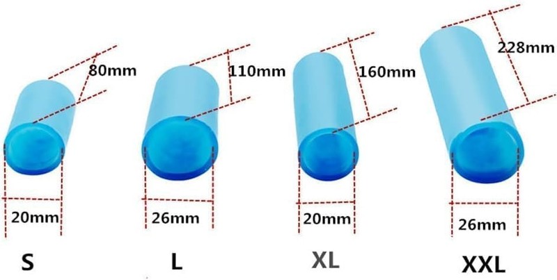 TOAKA Penis Cock Silicone Sleeve Replacement Accessories - for Male S, Clear gallery