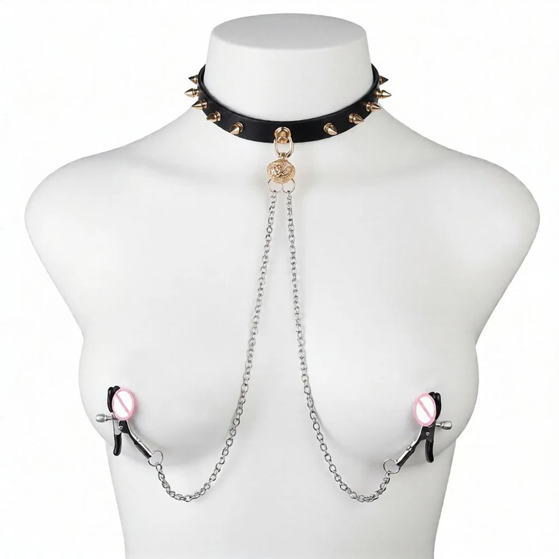 Nipple Clamps Spike Breast Clip Nipples Restraint Chest Stimulator Sex Toy Women