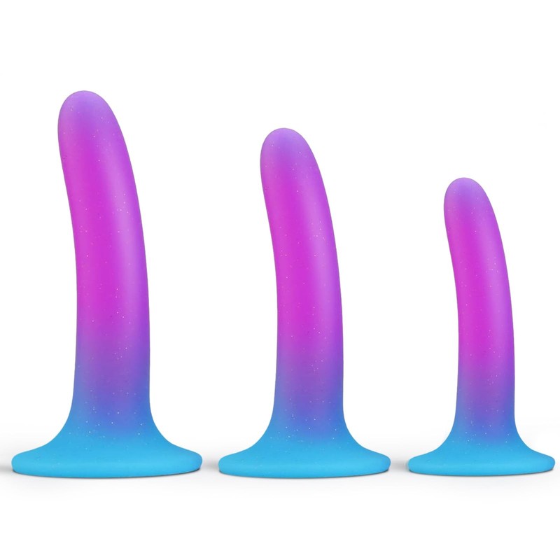 Anal Plug Trainer Kit3PCS Silicone Butt Plugs Soft Anal Sex Toys Kit, Strong …