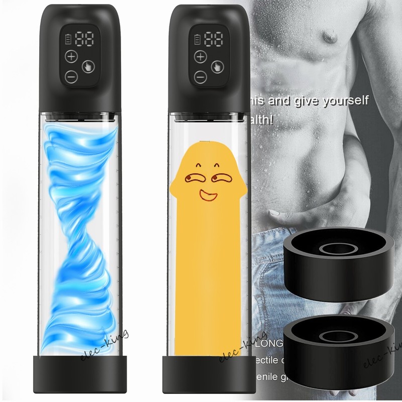 Vacuum Electric Penis Pump Enhancer rechargeable Male Penis Enlarger Growth ED