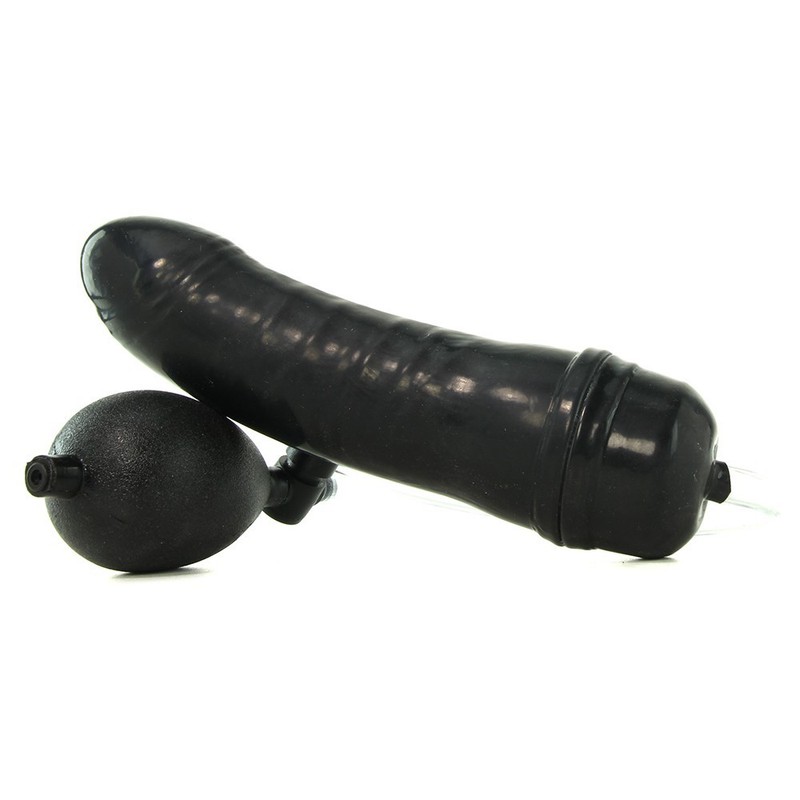 Colt Hefty Probe Inflatable Butt Plug Black – Vaginal Anal Dildo Balloon Pump