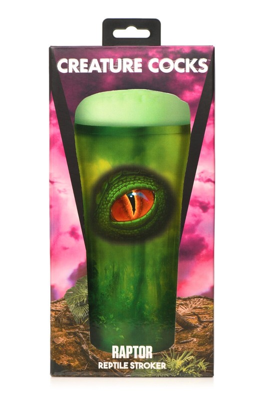 Creature Cocks Raptor Reptile Stroker Green – Fantasy Masturbation Sleeve