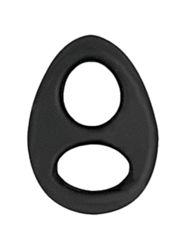 My Cockring Double Ring Silicone Cock and Scrotum Ring