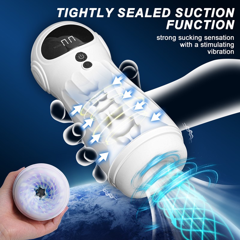 Automatic Vibratior Male Masturbator Cup Sex Toys Blowjob Adult Oral Sex Machine gallery