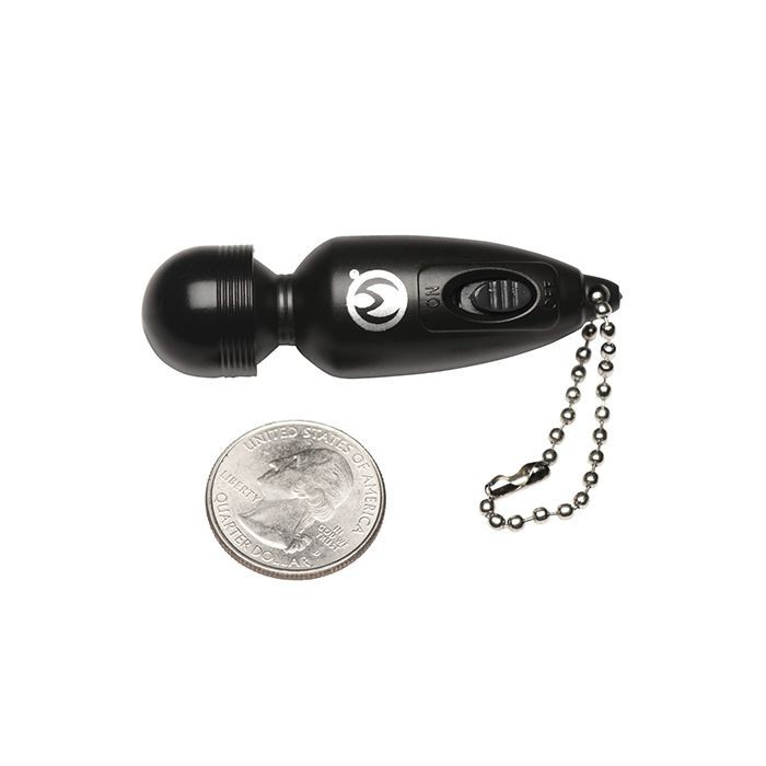 Master Series Thunderstick Mini Vibrating Wand Keychain Black gallery