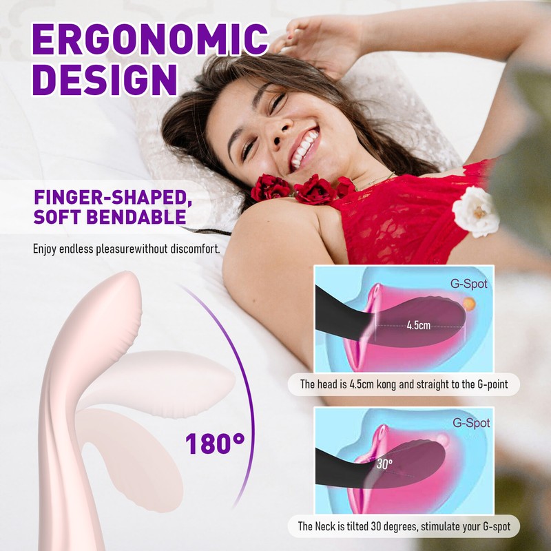 Powerful G-Spot Vibrators Nipple Clitoris Stimulator Dildo Clit Vagina Massager gallery