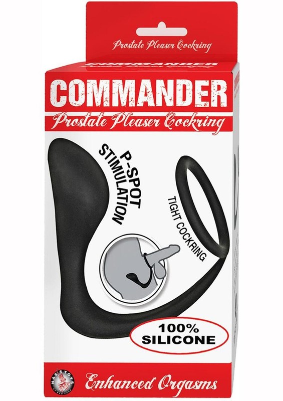 Commander Prostate Pleaser Comfortable Silicone Cock Ring gallery