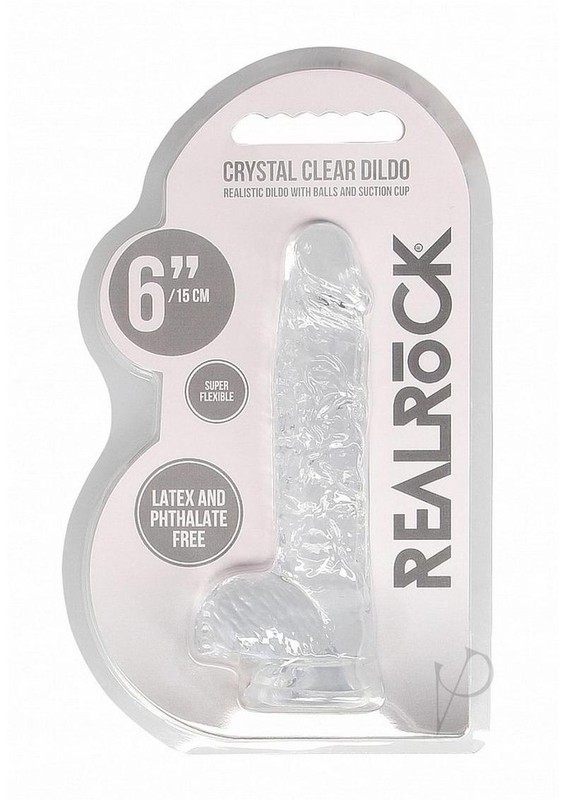 Realrock Crystal Clear Dildo Ball 6 Tra