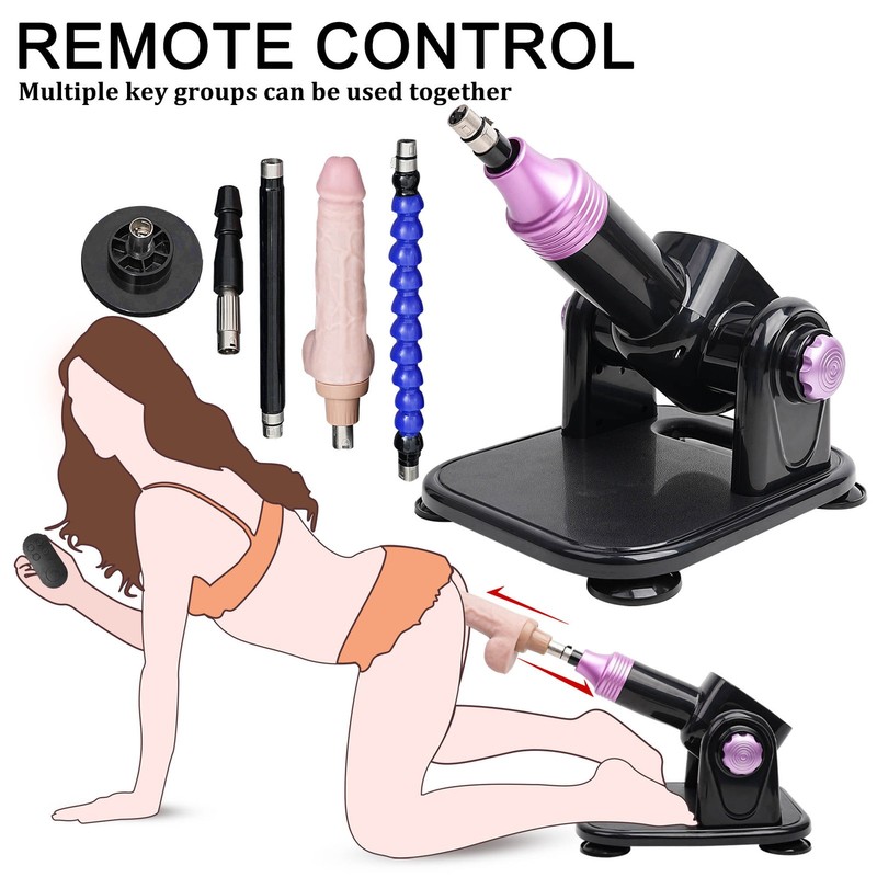 Electric Sex Machines 3XLR Connect Attachment Thrusting Dildo Sex Toys Women MEN gallery