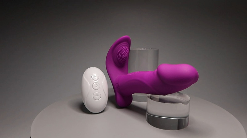 Butterfly Vibrator Wiggling Wearable G-Spot Dildo Remote Control Adult Sex Toys gallery