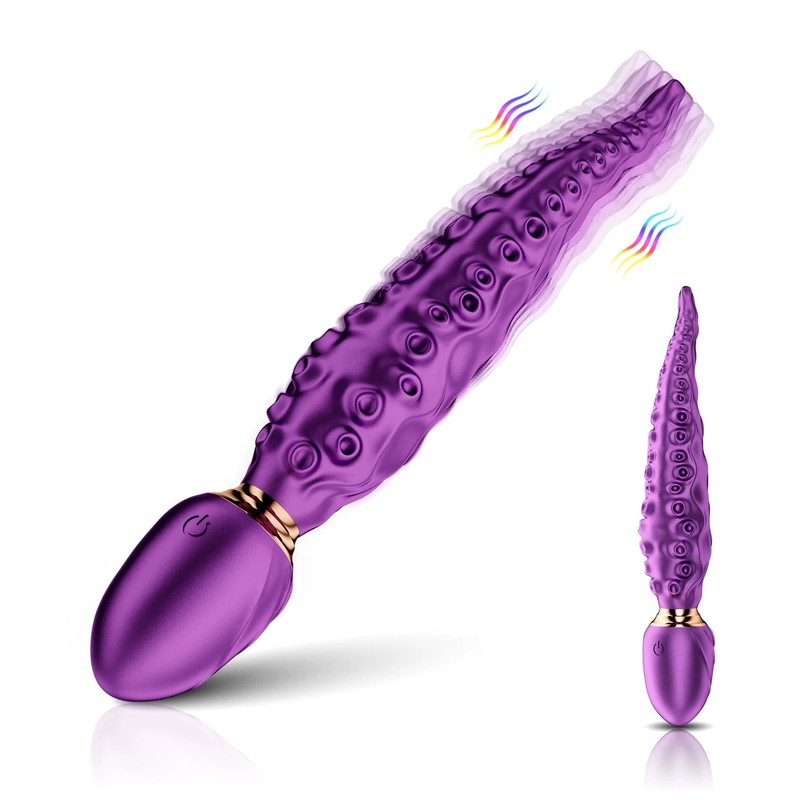 Double Shock AV Rod Women's Self-Pleasuring Device Rotating Vibrating Rod Adult