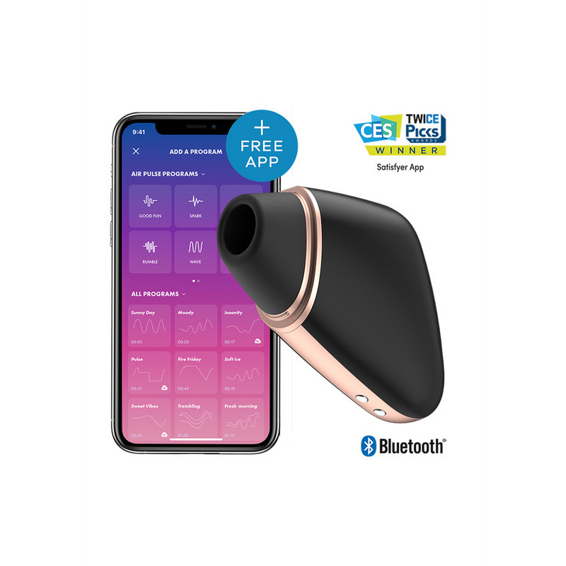 Satisfyer Love Triangle Stimulator with Air-Pulse and USB Deep Vibration