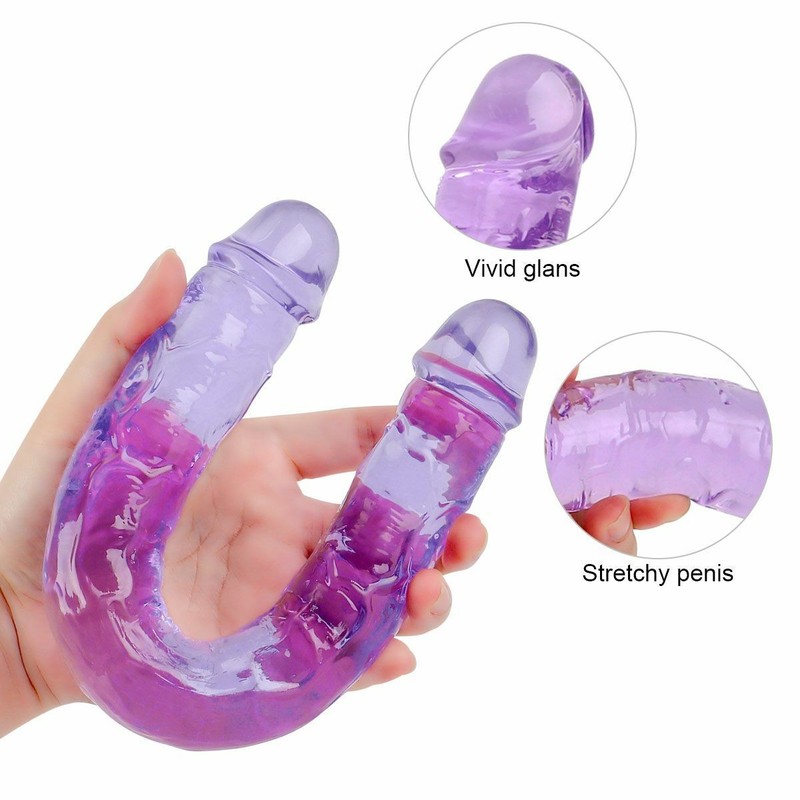 Double Ended Dildo-Dual Sided-Headed Penetration Dong For WOMAN COUPLES MEN gallery