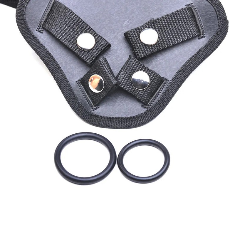 Universal Strap-On Harness with 2 O-Rings Adjustable Belts Sex Toy for Dildo gallery