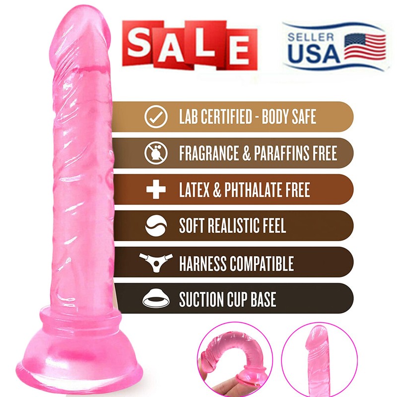 Anal Mini Beginner Dildo Soft Jelly-Plug Dildo Sex Small-Suction Cup Penis-Women gallery