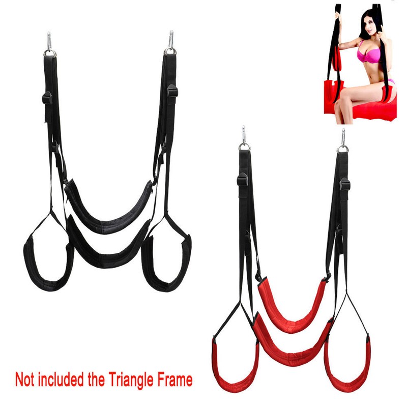 Sex Swing Door Hanging Metal Hand Cuffs Restraint Straps Adult Couple Game BDSM# gallery