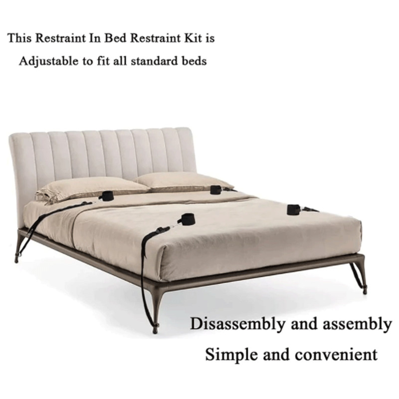 Adult Games Sex-Toys for Couples Bed Restraint Erotic Bondage Ropes Bed BDSM Kit