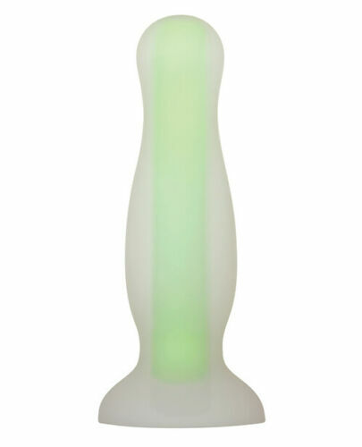 Evolved Luminous Anal butt plug Large - Green Glow in the Dark Silicone gallery