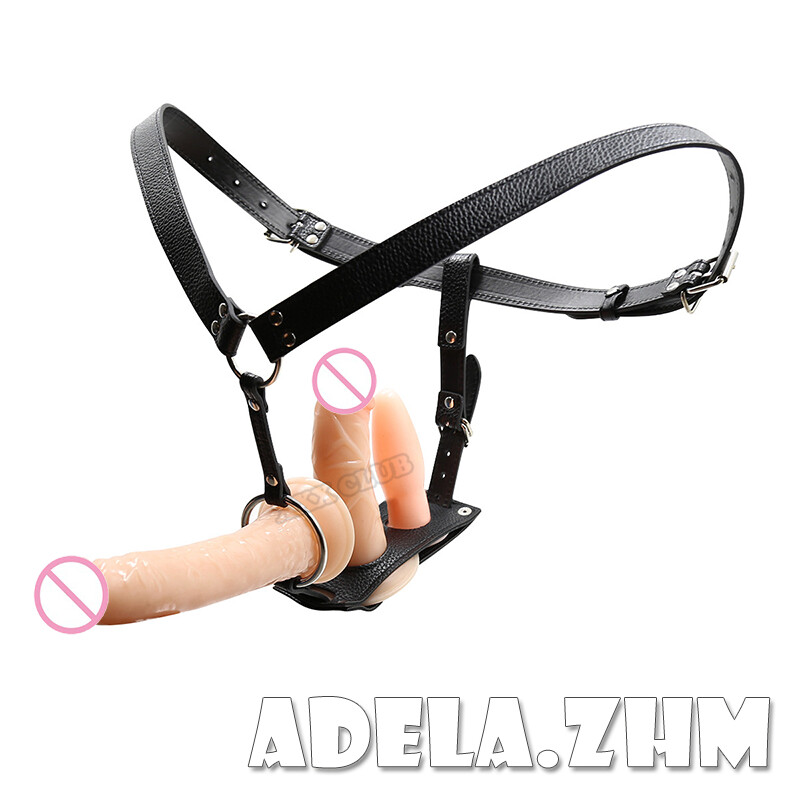 Single Anal Plug Double Dildos Strap On Harness Adjustable Realistic Penis Toys