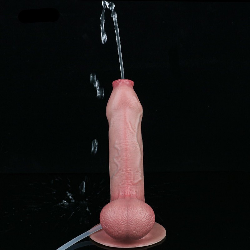 Realistic Squirting Ejaculating Dildo Suction Cup Penis Sex Toys for Women US gallery
