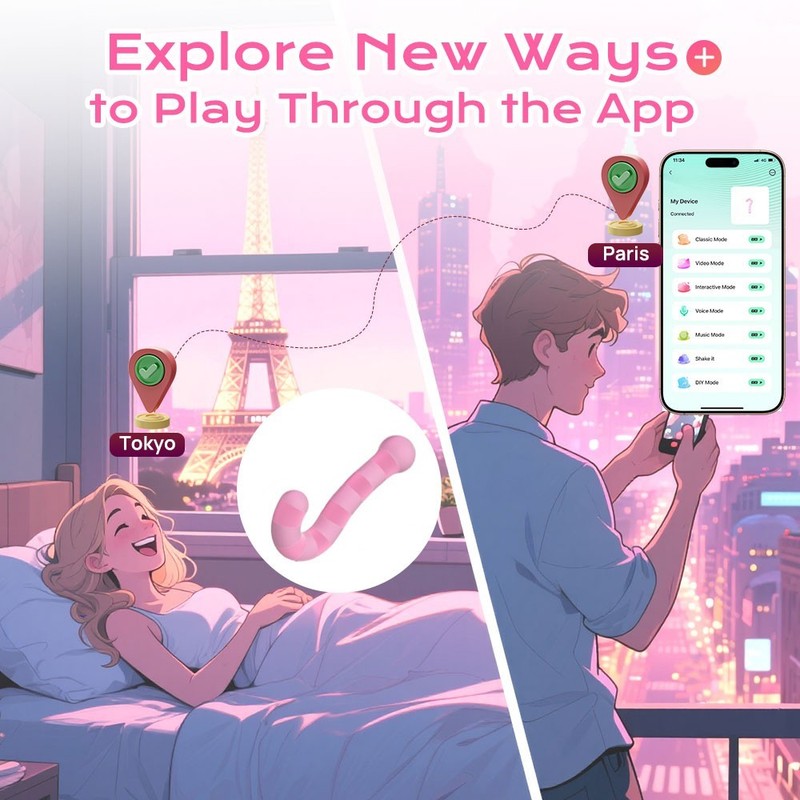 APP Controlled G Spot Stimulation Vibrator Dual Motor Remote Couples Massager gallery
