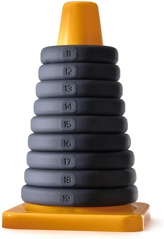 Perfect Fit Play Zone Kit Black – 9 Cock and Ball Rings with Storage Cone