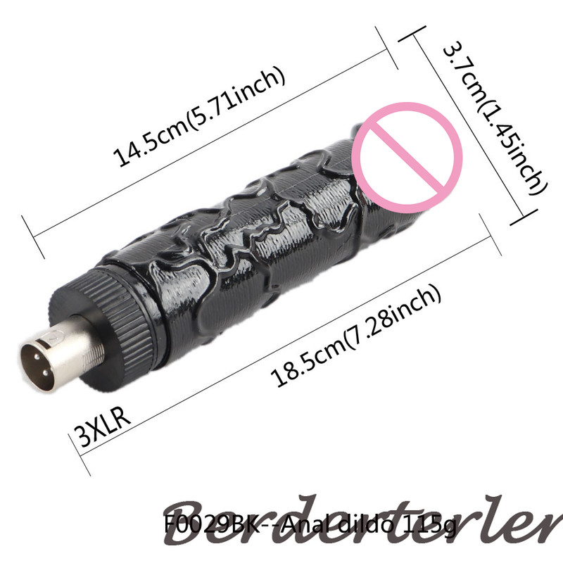 Silicone Big Black Dildo for Sex Machine Vac-U-Lock Attachements Penis Women gallery
